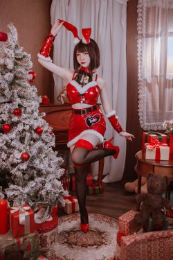 [福利COS] 人气Coser二佐Nisa - 圣诞佐佐(46P)-圣诞,兔女郎