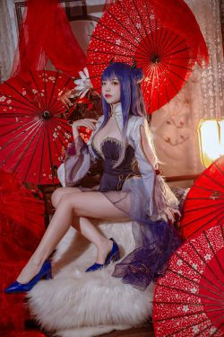 [福利COS] 人气Coser二佐Nisa - 碧蓝 伊吹旗袍(29P)-COS