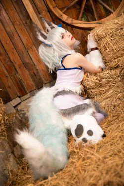 [福利COS] 动漫博主G44不会受伤 - 地牢刹那常服(42P)-COS