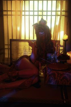 [福利COS] 爆机少女喵小吉 - 狐妖・楚佩湘弦(10P)-COS