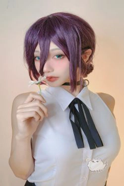 [福利COS] 动漫博主如月灰 - 电锯人REZE(34P)-COS