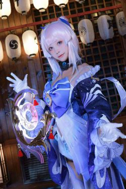[福利COS] 动漫博主水淼aqua - 珊瑚宫心海(50P)-COS