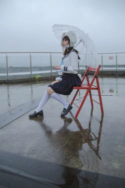 [福利COS] 可爱妹子Fushii_海堂 - 兔兔头(24P)-萝莉,JK