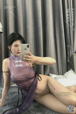[尤蜜YouMiabc]  抖娘利世 江南烟雨紫(33P)-旗袍,情趣内衣