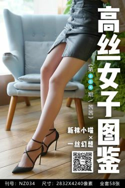 [高丝女子图鉴]袜小喵×一丝幻想 No.034 茜茜(59P)-高跟,美脚