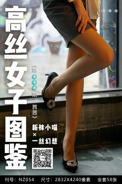 [高丝女子图鉴]袜小喵×一丝幻想 No.054 茜茜(59P)-肉丝,美腿