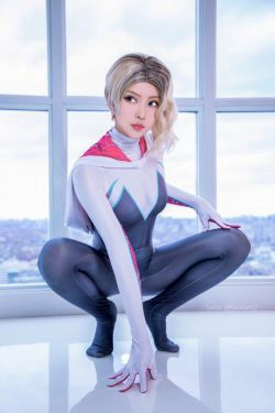 [福利COS] MisswarmJ - Spider Gwen(43P)-COS