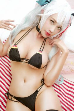 [福利COS] PingPing - 欧根泳装(23P)-COS