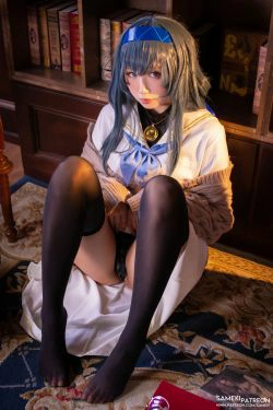 [福利COS] Sameki - 蓝色档案 Wi(40P)-COS