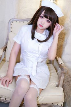 [福利COS] 动漫博主恩田直幸 - 白色护士(41P)-丝袜,护士,白丝