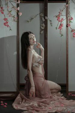 [福利COS] 秋和柯基(夏小秋秋秋) - 粉 桃花神(32P)-福利,RT