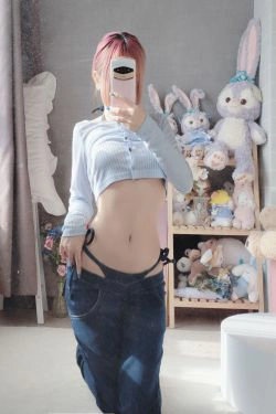 [福利COS] Cosplay日奈娇 - 牛仔裤(80P)-丁字裤,牛仔