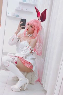 [福利COS] PingPing - Yae Sakura Wedding dress(13P)-COS