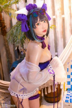 [福利COS] Sameki - 柴郡 泳装(37P)-COS