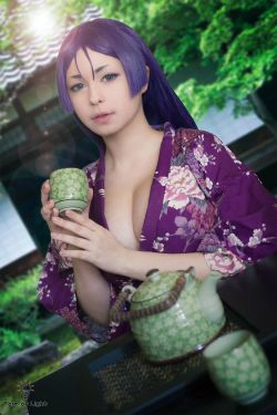 [福利COS] Yoshinobi - Minamoto no Raikou(13P)-爆乳,COS