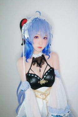 [福利COS] Yuki亭 - 甘雨メイド(34P)-COS