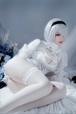 [福利COS] 半半子 - Automataヨルハ二号B型 白いドレス(51P)-COS