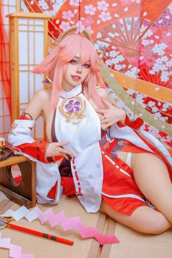[福利COS] 日本性感萝莉Byoru&Yae Miko Raiden Shogun(94P)-COS