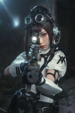 [福利COS] 爆机少女喵小吉 - 战斗女仆(17P)-女仆,COS