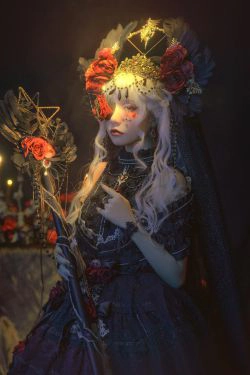 [福利COS] 爆机少女喵小吉 - 鸦(19P)-COS