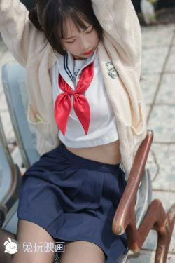 [兔玩映画] - 双马尾的JK少女(41P)-马尾,黑丝,JK