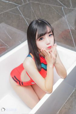 [兔玩映画] - 夏日泳装 Vol.038 红色系(43P)-浴室,死库水