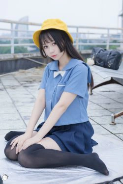 [兔玩映画] - 小黄帽女孩(49P)-校服,少女,长筒袜