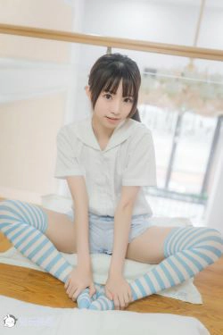 [兔玩映画] - 精选推荐 Vol.038 蓝色条纹袜(42P)-马尾,少女