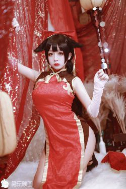 [兔玩映画] - 高雄红色旗袍(40P)-COS