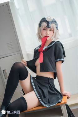 [兔玩映画] - 黑贞校服(41P)-COS