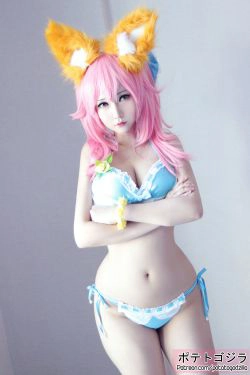 [福利COS] Coser小姐姐Potato Godzilla - Tamamo Bikini(20P)-COS