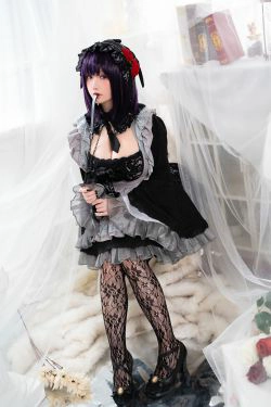 [福利COS] Coser小姐姐星之迟迟 - 黑江雫(60P)-女仆,COS