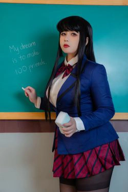 [福利COS] Uy Uy - Komi can't communicate(47P)-黑丝,COS