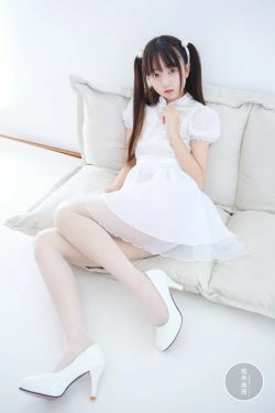 [福利COS] 柴系小乖(稚乖画册) - 团子 18D白丝(65P)-马尾,少女,白丝