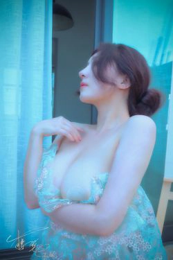[福利COS] 网络红人樱晚gigi - 蓝色梦幻(26P)-半裸,爆乳,RU,RT