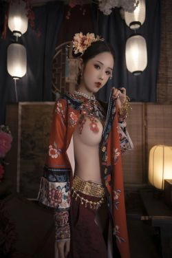 [福利COS] 钛合金大粑粑 - 满清服饰(50P)-古典,COS,RT