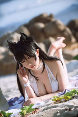 [网红COSER] 微肉感萌妹是本末末 - 爱宕泳装(23P)-海边,COS