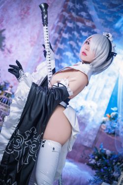 [网红COSER] 虎森森 - 2B女仆(15P)-COS