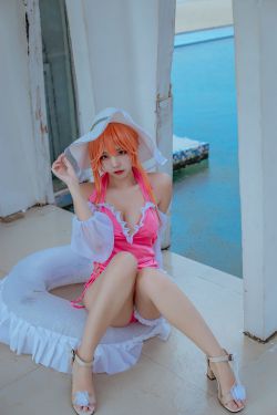 [福利COS] 人气Coser二佐Nisa - 碧蓝 黎塞留泳装(9P)-COS