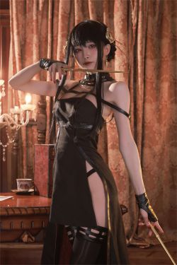 [福利COS] 动漫博主水淼aqua - 约尔 黑礼服(64P)-COS