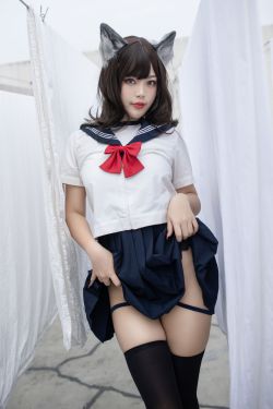 [福利COS] 萌系小姐姐-白烨- - 魅惑狼姐姐 室外(63P)-猫女,JK