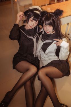 [福利COS] 贞子蜜桃 - 碧蓝航线 爱宕高雄制服(35P)-COS