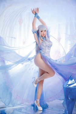 [福利COS] Coser瓜希酱福利 - 爱蜜莉雅 水晶礼服(28P)-COS