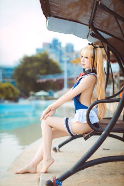 [福利COS] Coser衣衣 - 玛丽萝丝泳装(29P)-泳装,海边,COS