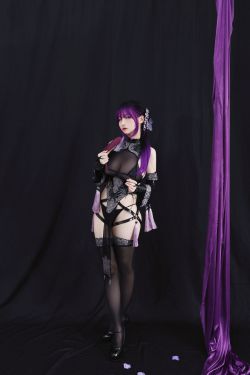[福利COS] 幼愛youmeko - 紫流苏旗袍(35P)-COS