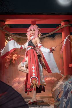 [福利COS] 推特阿九 - 八重神子(51P)-COS