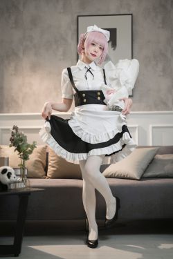 [福利COS] 樱岛嗷 - 七草荠原皮 女仆(37P)-COS