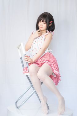 [福利COS] 神沢永莉 - 粉色格子裙(19P)-萝莉,少女