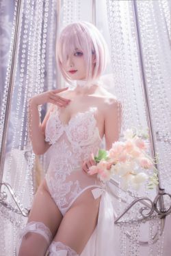 [福利COS] 动漫博主封疆疆v - 婚纱玛修(36P)-婚纱,COS