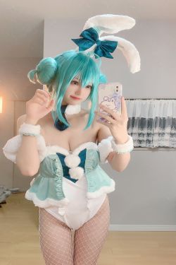 [福利COS] 千阳(ちよ) - 初音兔女郎(27P)-COS